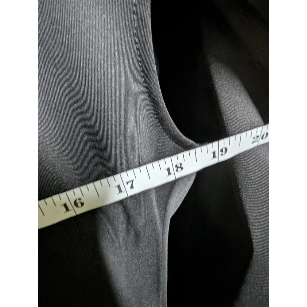 Black Open Front Cape Cardigan Women's Small‎ Draped Goth Minimalist Duster